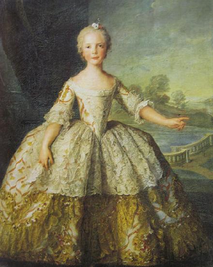 Jjean-Marc nattier Isabella de Bourbon, Infanta of Parma Spain oil painting art